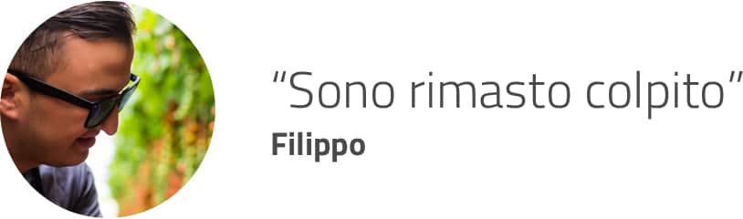 sono rimasto colpito